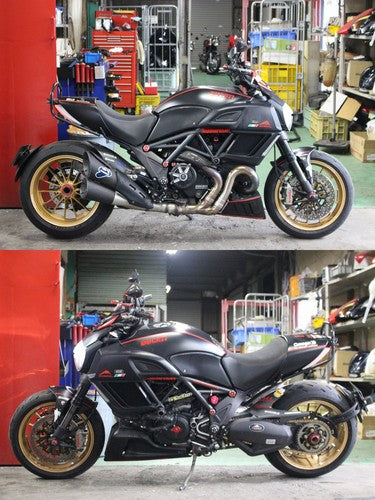Ducati Diavel Dark 2014 Top Bridge Handlebar Risers