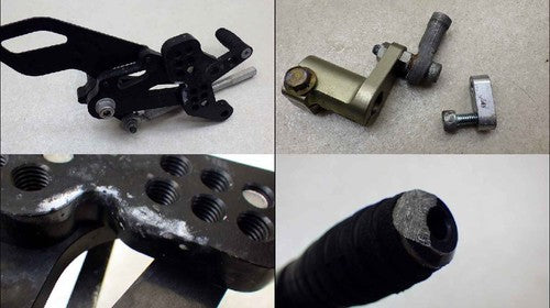Striker Honda CBR954RR FireBlade Rearsets SC50