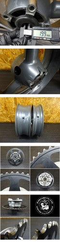 Wheel Set Front 17x3.50 AJW Rear 17x5.50 B0E Suzuki