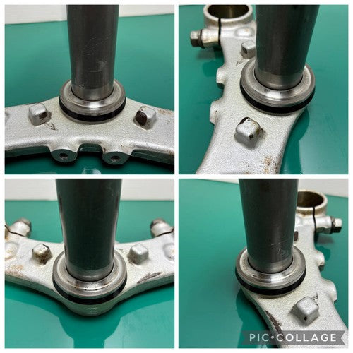 Yamaha TZR250 2XT Genuine OEM Steering Stem Top Bridge Set 39mm