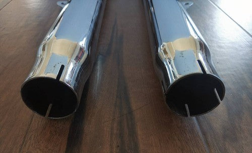 Bassani Indian Scout Slip-On Muffler Chrome Fishtail 8S17E 2015-2016