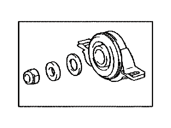 37230-30170 TOYOTA LEXUS Genuine SC430 Center Support Bearing Assy No.1