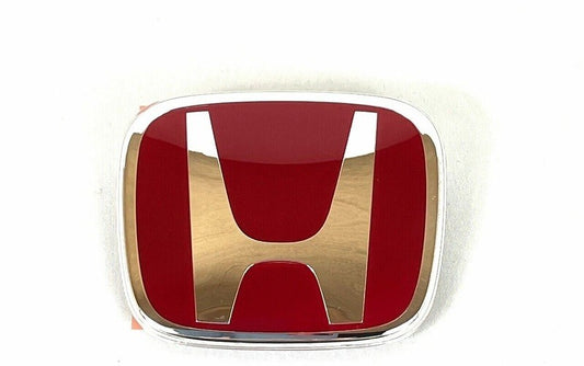 HONDA INTEGRA DC5 Type R RSX Genuine Front Rear Red H Emblem Badge ACURA Japan