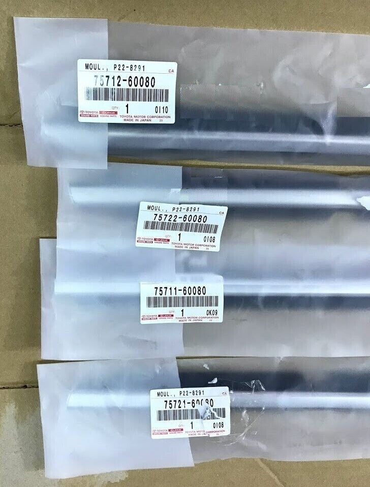 Genuine Toyota Lexus Land Cruiser Prado GX470 Front Rear Door Belt Moulding OEM