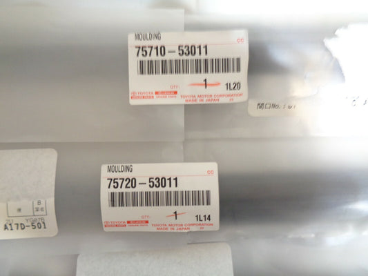 Lexus Toyota Genuine 2001-05 IS300 Door Belt Moulding Front Rear LH RH Set of 4