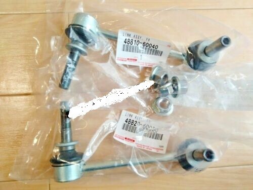 Genuine TOYOTA 4RUNNER FJ CRUISER PRADO GX470 Front Stabilizer Link Nut Set OEM