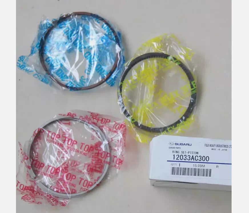 SUBARU GENUINE 12033-AC300 PISTON RING SET STD SIZE FA20D 12033AC300