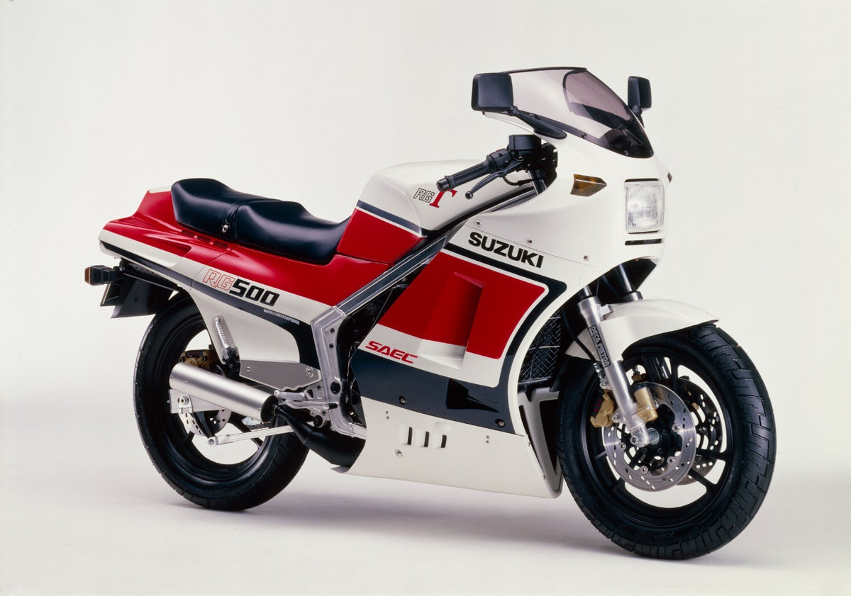 SRS Sugaya Expansion Chamber Silencer Exhaust for Suzuki RG500 Gamma 1985-1989