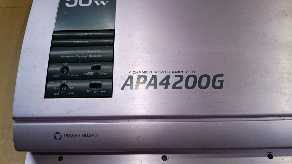 Clarion ADDZEST APA4200G 4-Channel Car Audio Power Amplifier