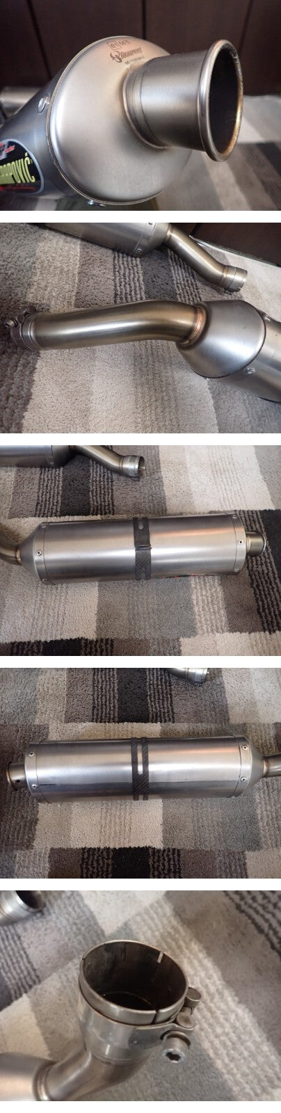 AKRAPOVIC Titanium Slip-On Muffler for YAMAHA YZF-R1 YZFR1 04-06