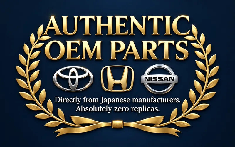 Authentic OEM parts. Directly from Japanese manufacturers. Absolutely zero replicas.