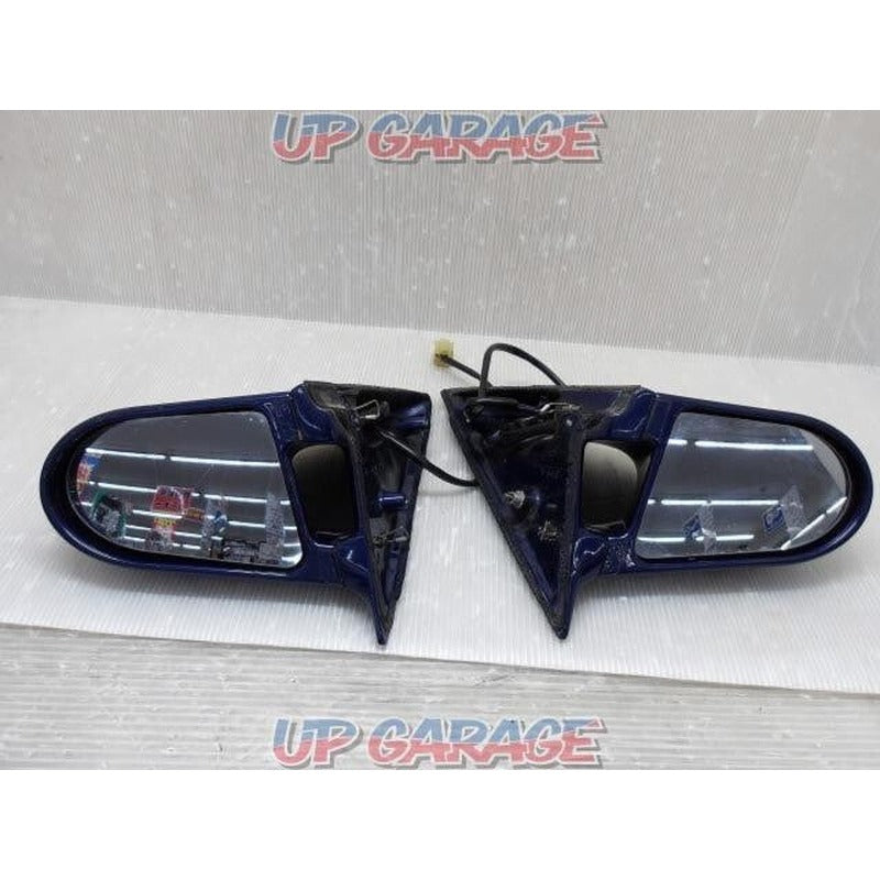 [USED] GANADOR Super Aero Mirror Blue Subaru Legacy B4/BE5 Touring Wagon BH5