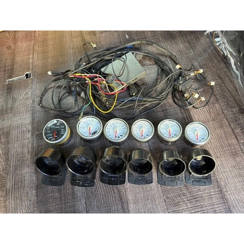 [USED] Defi White Gauge Meter Early Model Instrument Cluster
