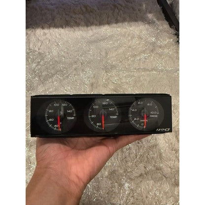 [USED] Defi 3-Gauge Meter Cluster Instrument Panel