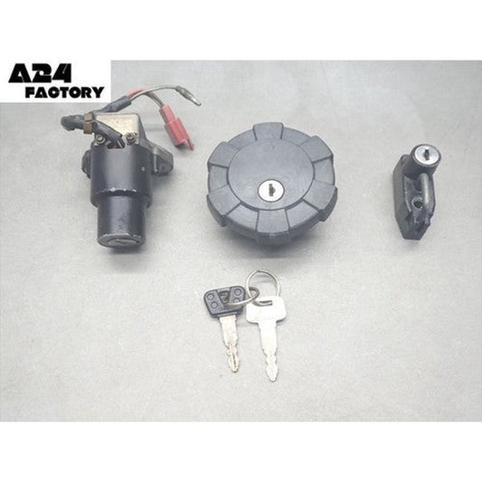 [USED] Yamaha TW200 Ignition Key Set Main Holder Cap 1996