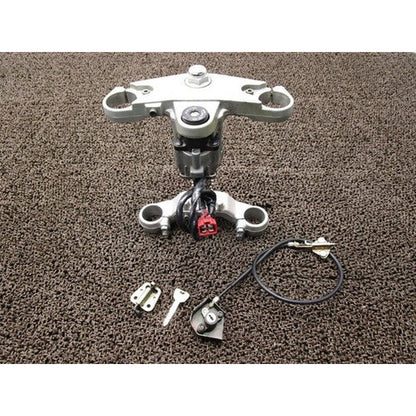 [USED] Yamaha TRX850 4NX Top Bridge Stem Main Key Set Carburetor