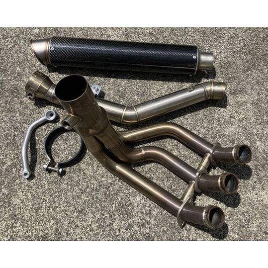 [USED] Yamaha MT-09 RN52J Full Exhaust System Carbon Silencer