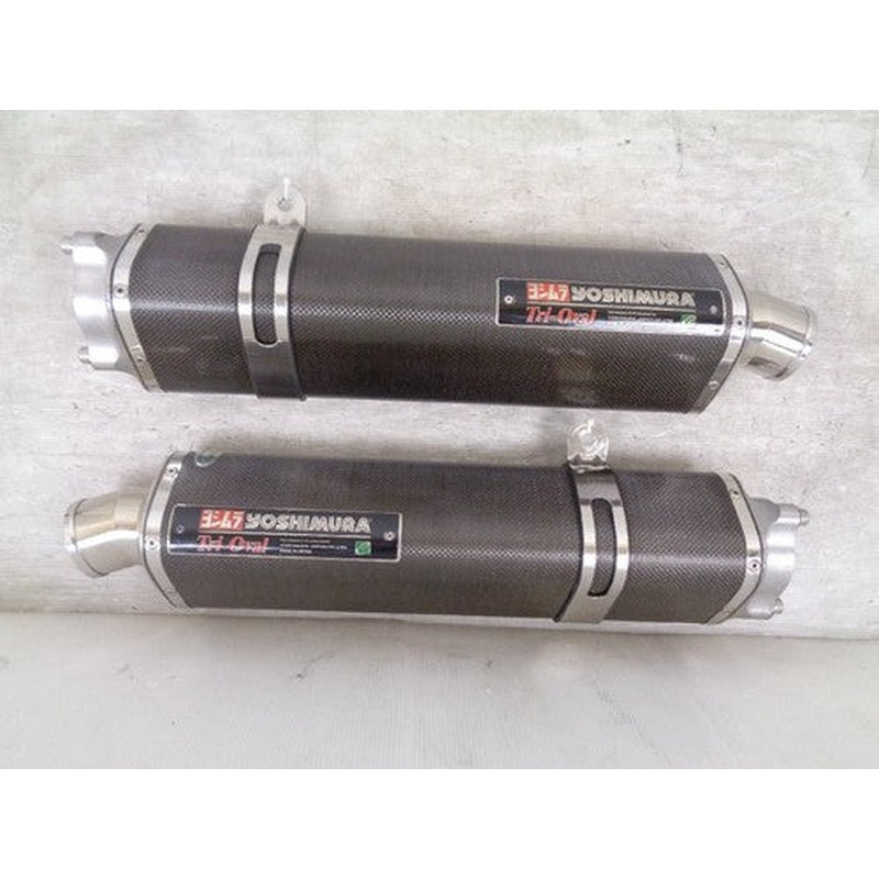 [USED] Yoshimura Tri-Oval Cyclone Suzuki GSX1300R Hayabusa GW71A 99-07 Slip-On Muffler