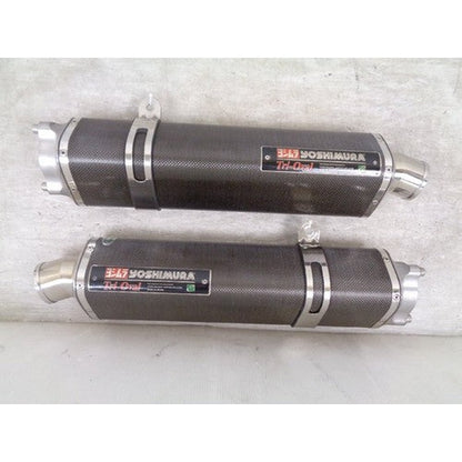 [USED] Yoshimura Tri-Oval Cyclone Suzuki GSX1300R Hayabusa GW71A 99-07 Slip-On Muffler