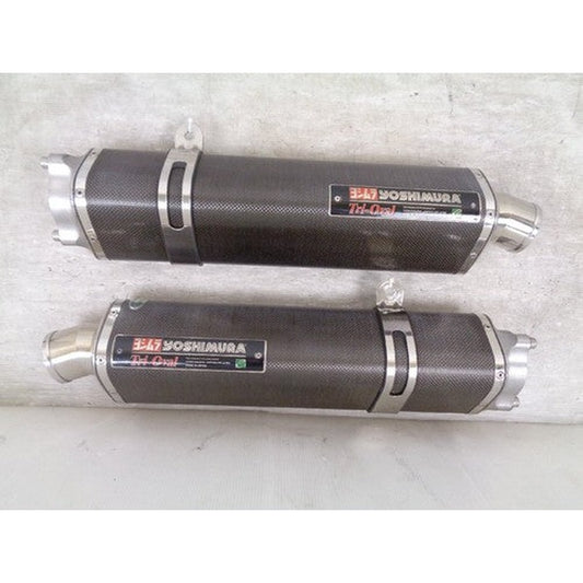 [USED] Yoshimura Tri-Oval Cyclone Suzuki GSX1300R Hayabusa GW71A 99-07 Slip-On Muffler