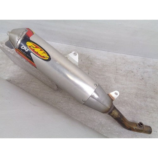 [USED] FMF Q4 Slip-On Muffler Kawasaki D-Tracker X KLX250 Fi 2008-2016