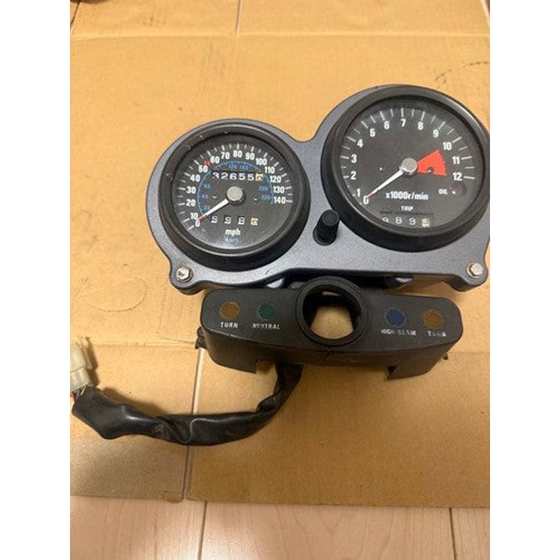 [USED] Kawasaki Zephyr 400 Early Model Speedometer Tachometer Gauge Cluster