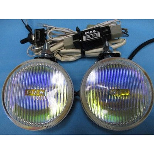 [USED] PIAA 510 Fog Light Kit 100mm H3 12V 85W Harness Set Rare Vintage
