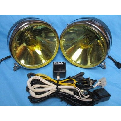 [USED] PIAA Rally Professional H4 Lamp Set Yellow Road Large Vintage Rare