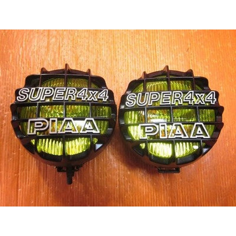 [USED] PIAA SUPER 4x4 Yellow Fog Light 150mm Round Vintage Rally