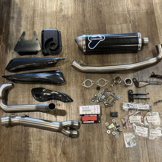 [USED] Ducati Hypermotard 1100 Termignoni Full Exhaust System Carbon