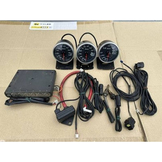 [USED] Rare Used Defi-Link Meter 3-Gauge Cluster 60mm Oil Temp Water Temp Boost
