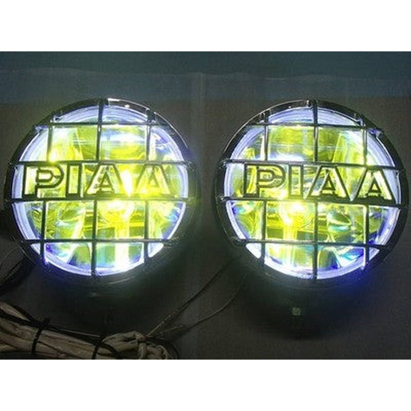 [USED] PIAA H3 Round Fog Light Multi-Coat Lens 180mm Switch Relay
