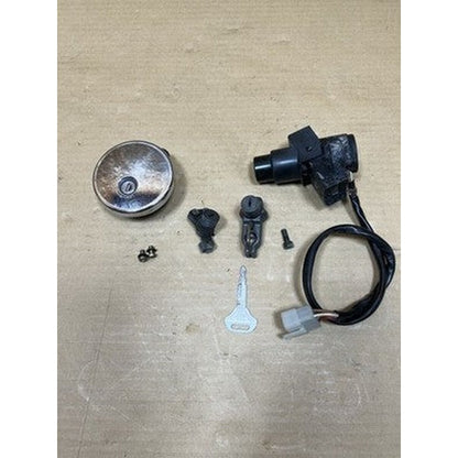 [USED] Kawasaki W650 EJ650A Ignition Key Set Lock Tank Cap Seat