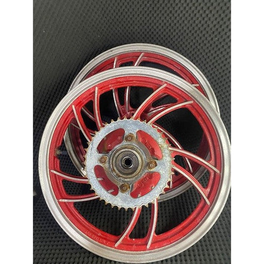 [USED] Yamaha RZ250 RZ350 Wheel Set Front Rear OEM