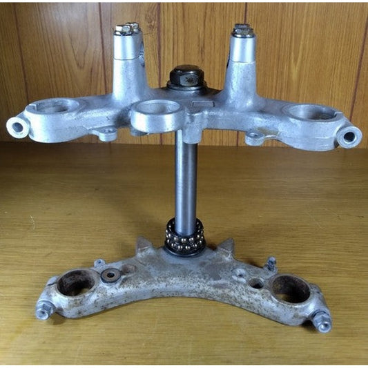 [USED] Honda FTR223 MC34 Genuine OEM Steering Stem Top Bridge Set