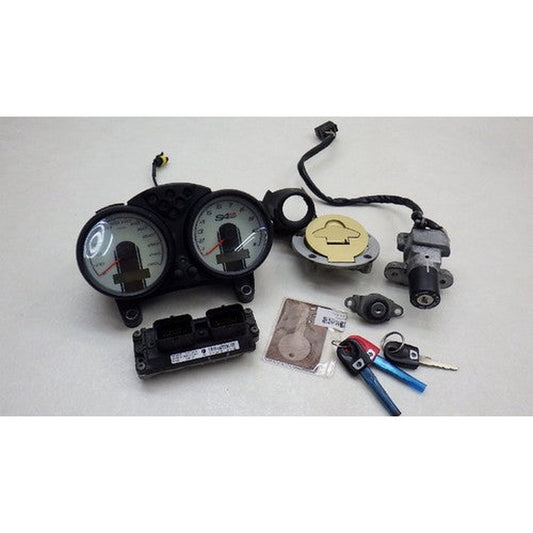 [USED] Ducati Monster S4RS Meter Cluster ECU Key Set Testastretta