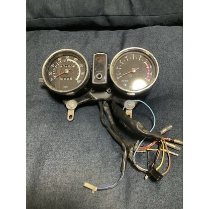 [USED] Yamaha SR500 400 Early Model Instrument Cluster Speedometer Tachometer 2H6