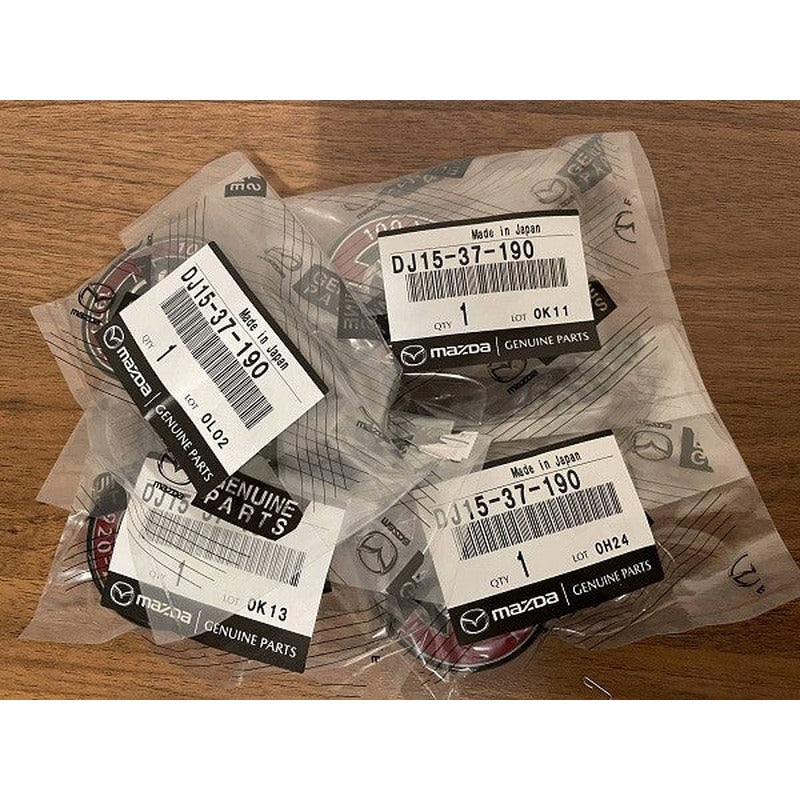 DJ15-37-190 ×4 Mazda Genuine MX-5 MIATA 100th Anniversary Wheel Center Cap Set