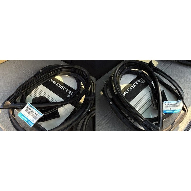 Mazda Genuine MX-5 Miata Passenger Side Door Weatherstrip Left & Right Set OEM