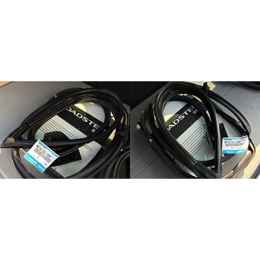 Mazda Genuine MX-5 Miata Passenger Side Door Weatherstrip Left & Right Set OEM