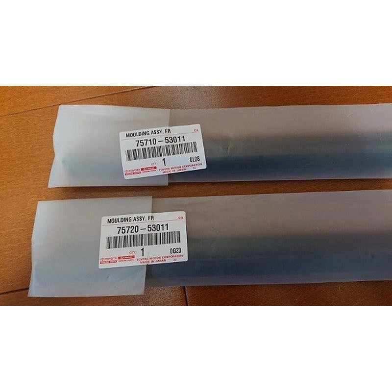 Genuine Toyota Lexus 01-05 Altezza IS300 Front Door Belt Moulding RH LH Set OEM
