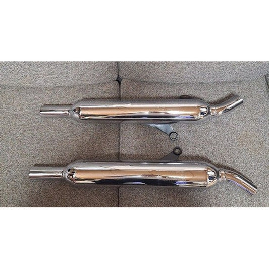 [USED] Triumph Bonneville 865 Genuine OEM Muffler Pair 2206355 2206360