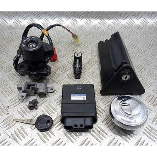 [USED] Yamaha SR400 RH03J Ignition Key Set CDI Main Switch 5pc