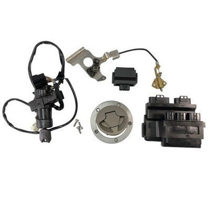 [USED] Kawasaki ZX-10R ZXT00D 06-07 Ignition Key Set ECU Immobilizer Tank Cap