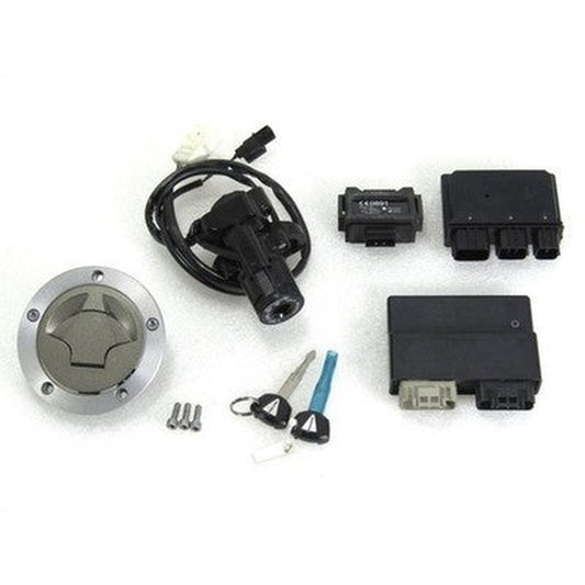 [USED] Kawasaki ZX-10R ZXT00J 2011- OEM Key Cylinder ECU Immobilizer Tank Cap Set