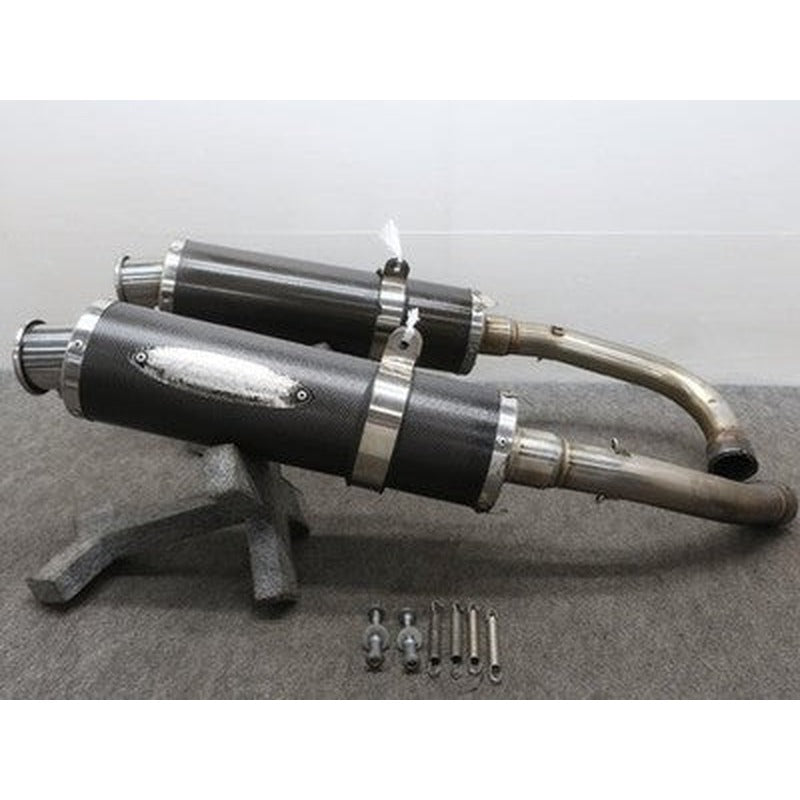 [USED] Striker Honda VTR1000F Stainless Steel Carbon Slip-On Muffler
