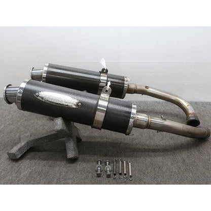 [USED] Striker Honda VTR1000F Stainless Steel Carbon Slip-On Muffler