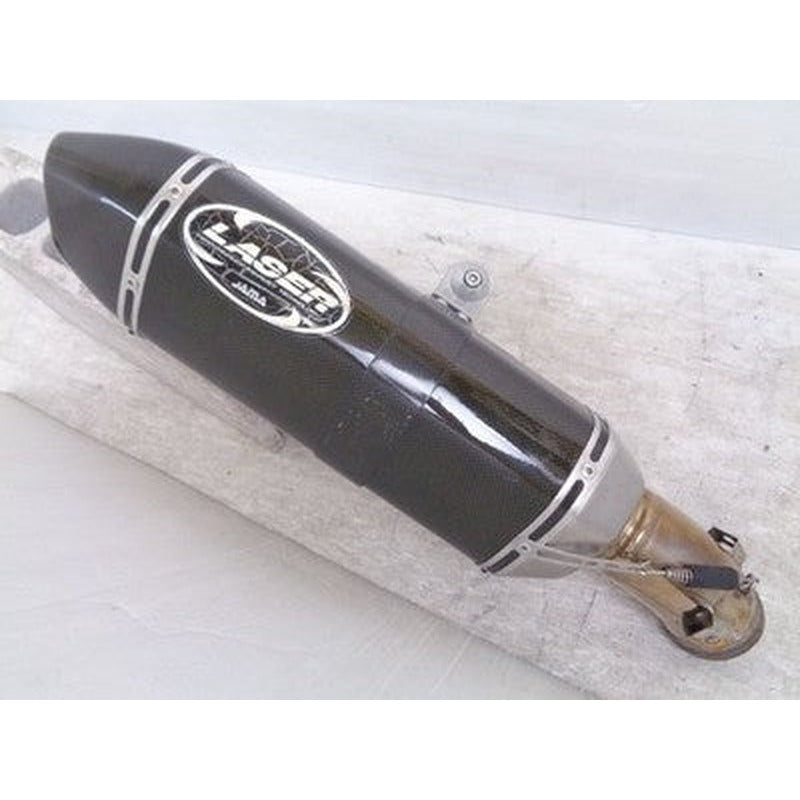 [USED] ARuz BMW K1300S Laser Racer HOTCAM2 Carbon Slip-On Muffler 09-16