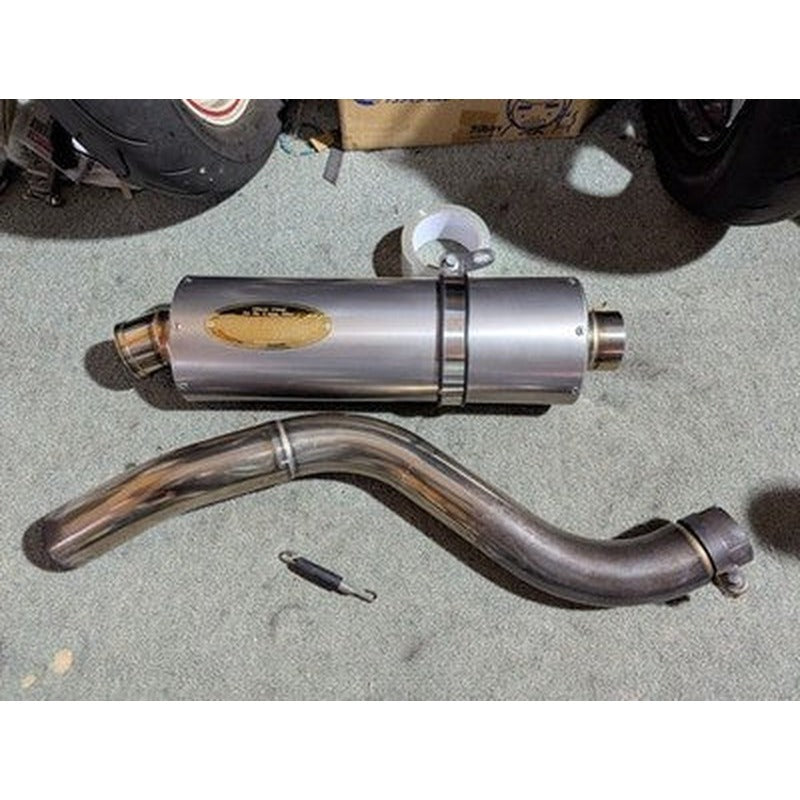 [USED] Tsugite Racing TR Kawasaki ZX-10R 04-05 Slip-On Muffler Stainless Titanium