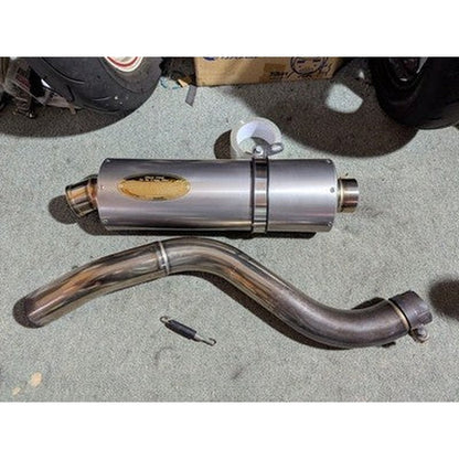 [USED] Tsugite Racing TR Kawasaki ZX-10R 04-05 Slip-On Muffler Stainless Titanium